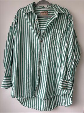 Free People We the Free striped Freddie shirt